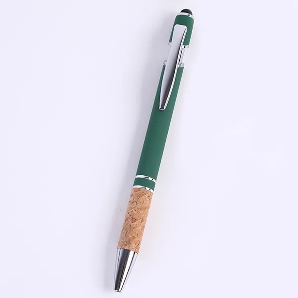Metal Soft Touch Stylus Pen With Cork Grip 10
