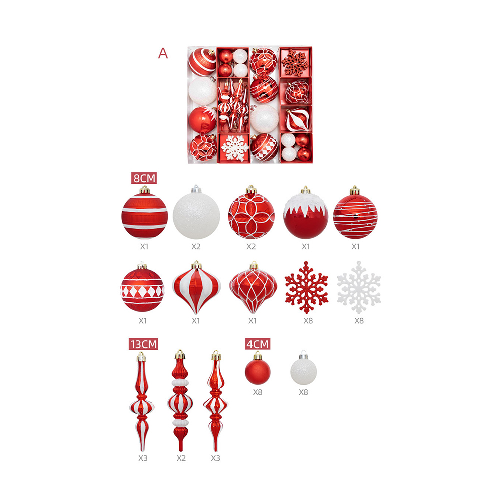 Christmas Tree 50pcs Decoration Set 8