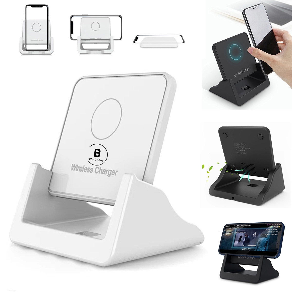 10W Mobile Phone Stand Wireless Charger 1