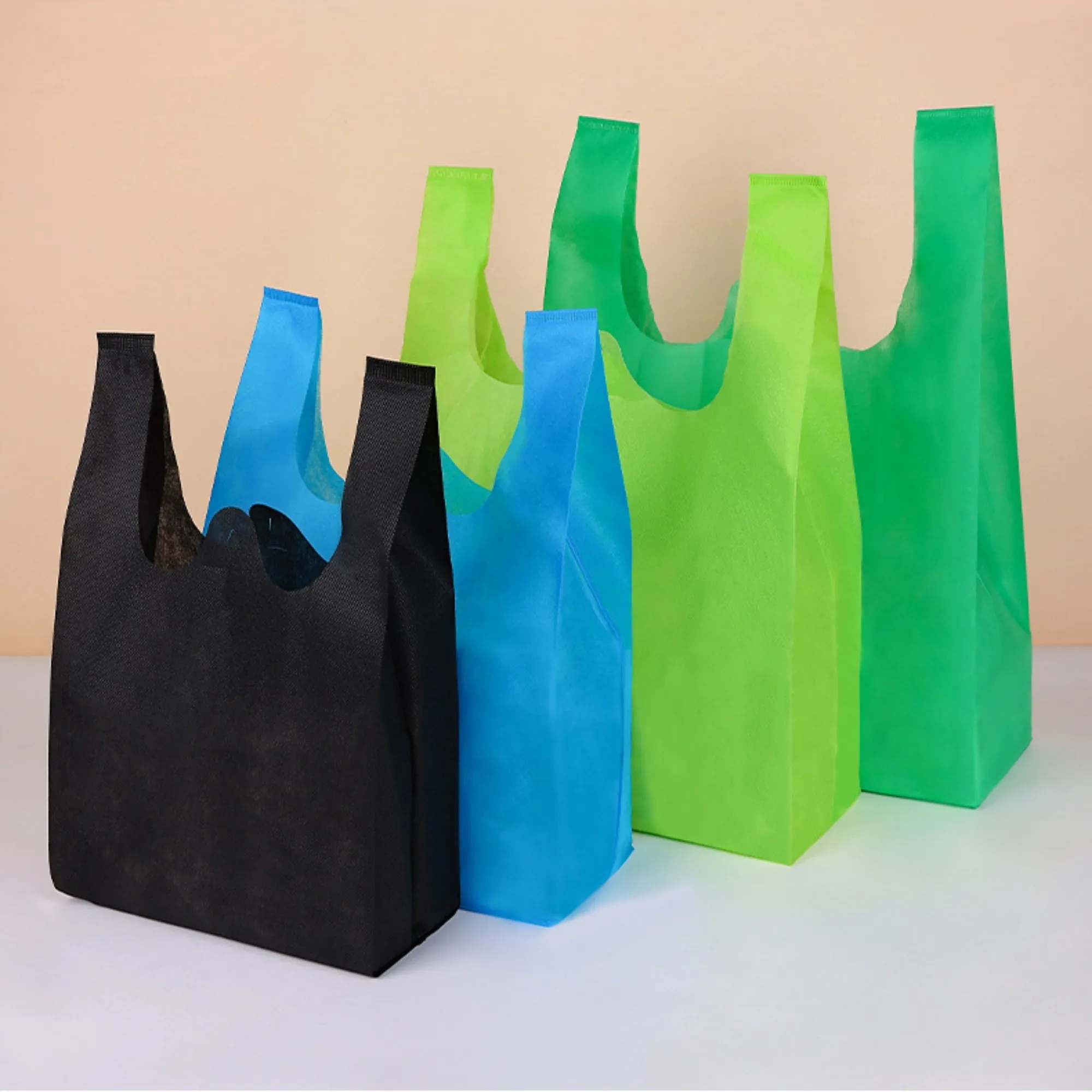 Reusable Non Woven Vest Shopping Bag 2