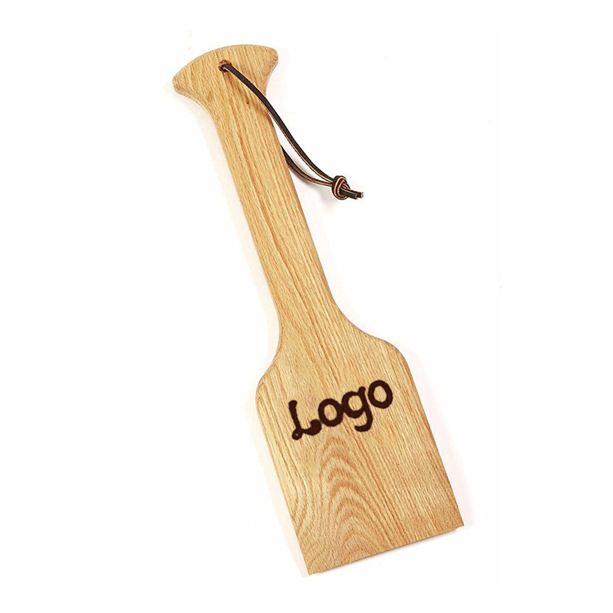 Outdoor Barbecue Cleaning Wooden Spatula 2