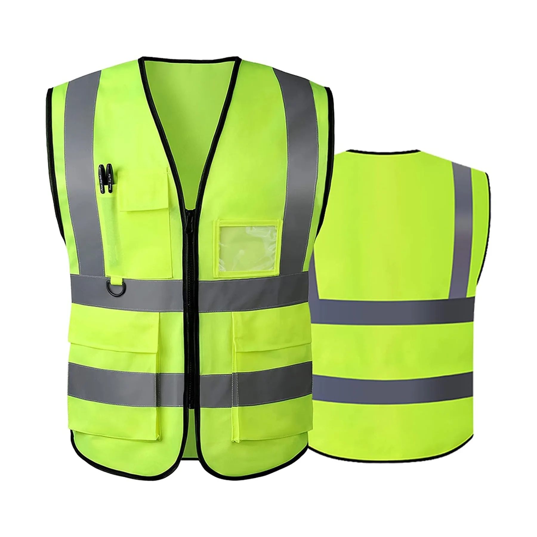 Class 2 Safety Vest With Extra Pockets 13