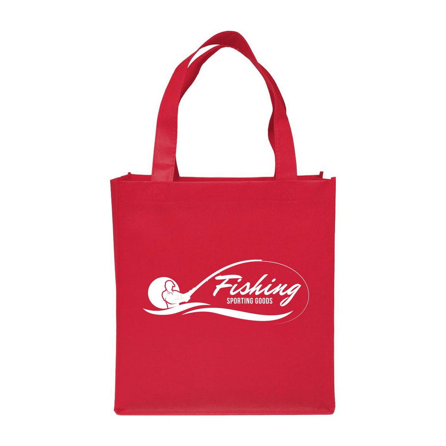 Clipper Non-Woven Grocery Tote Bag (2 Color Imprint) 9