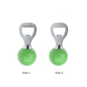 Charming Golf Ball Shaped Beer Bottle Opener Stainless Steel 2