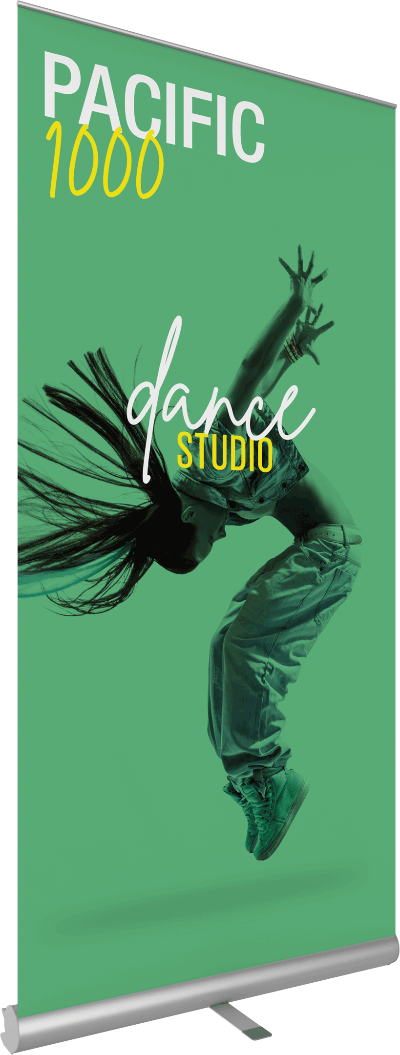 Pacific 1000 Silver Retractable Banner Stand