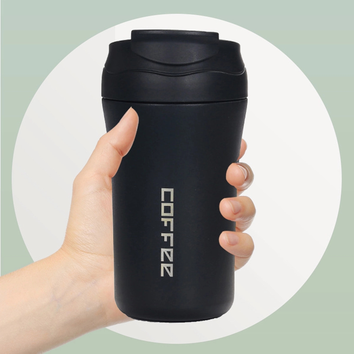 14Oz Reusable Double Wall Vacuum Tumbler Mug With Straw 3