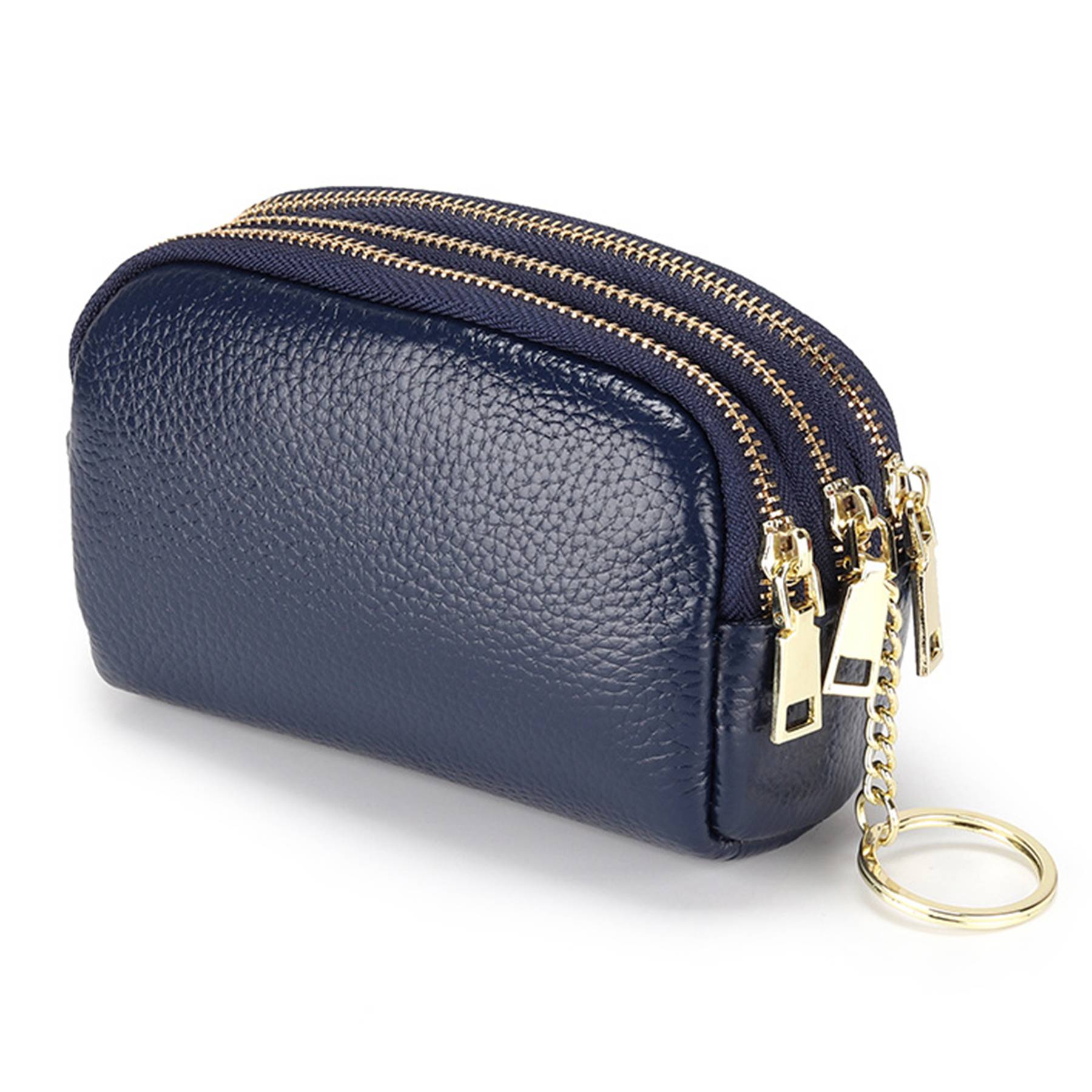 Genuine Leather Small multi-function key coin purse 8