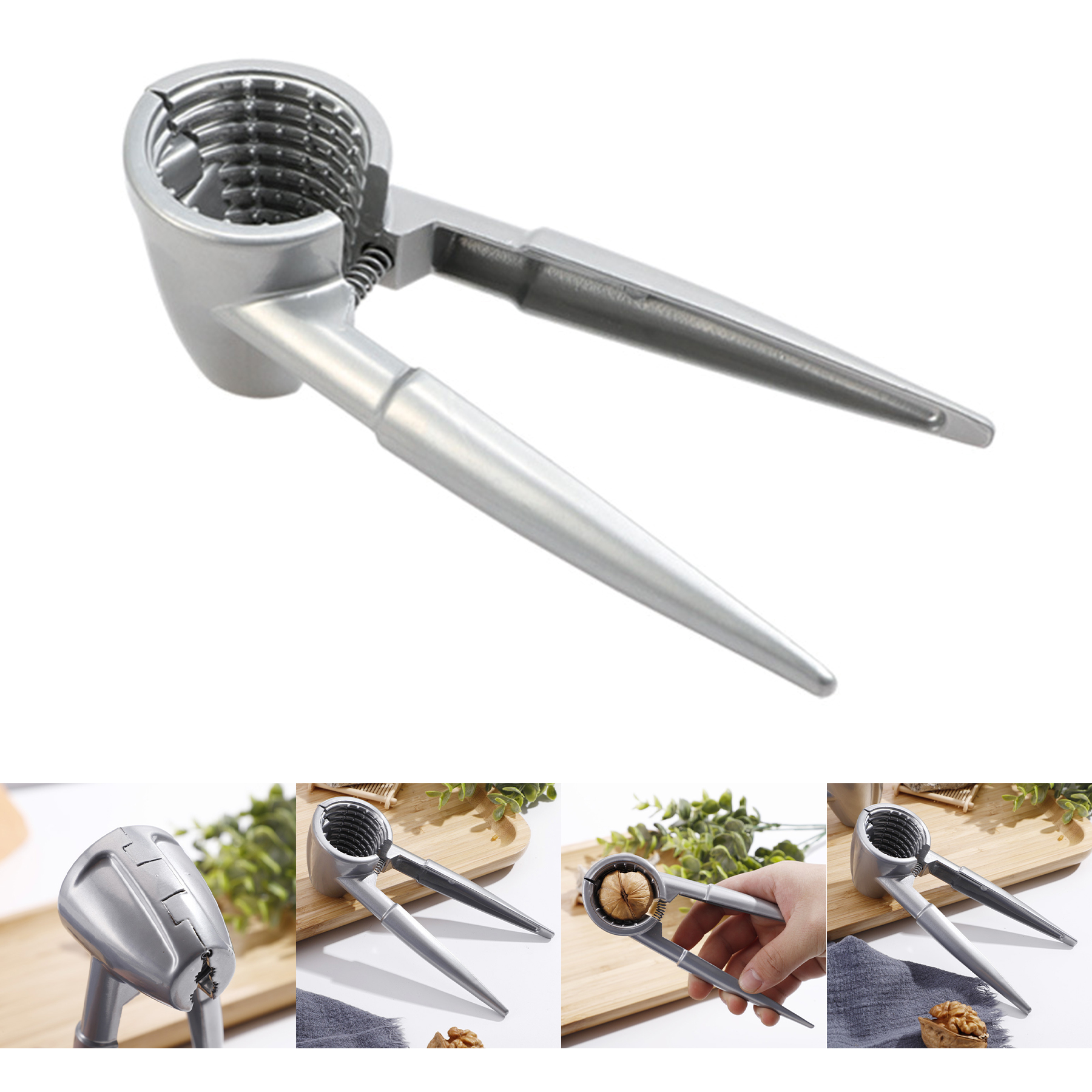 Stainless Steel Lobster Nutcracker Walnut Plier Opener Tool 2