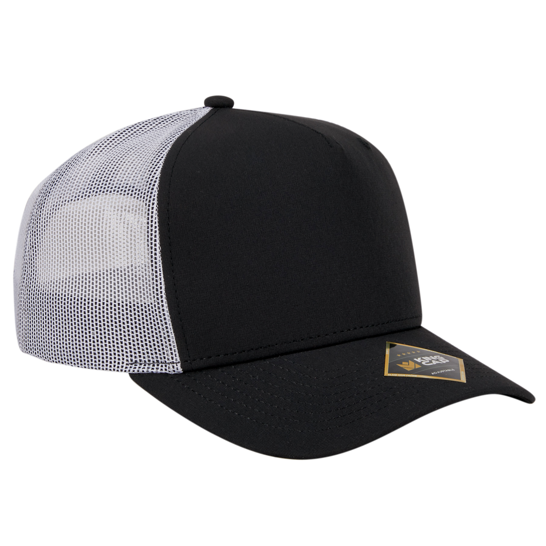 Ace 5-Panel Mesh Back Trucker Cap - Sustainable Fabric 3