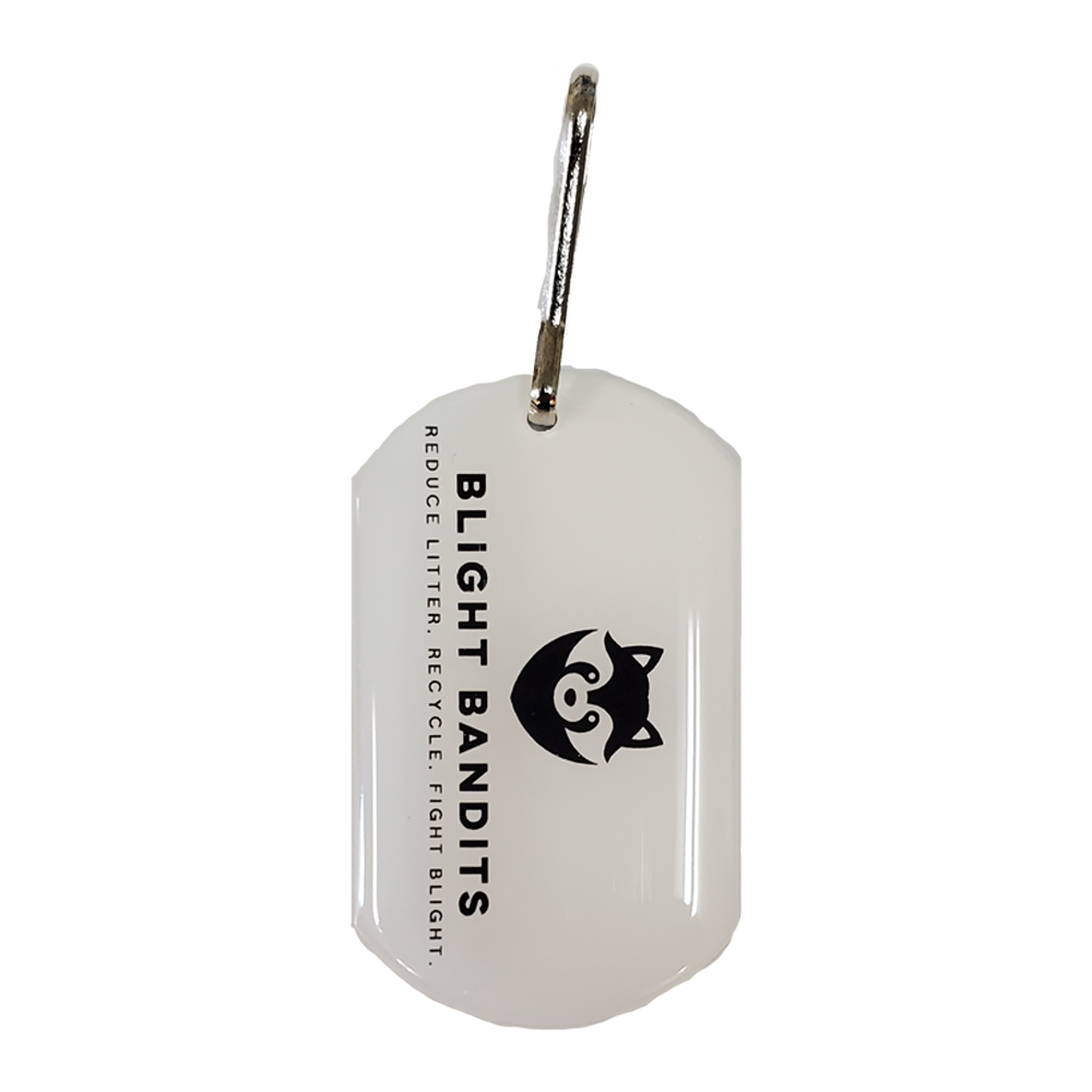 Dog Tag pendant on Zipper Pull (Single Sided) 5
