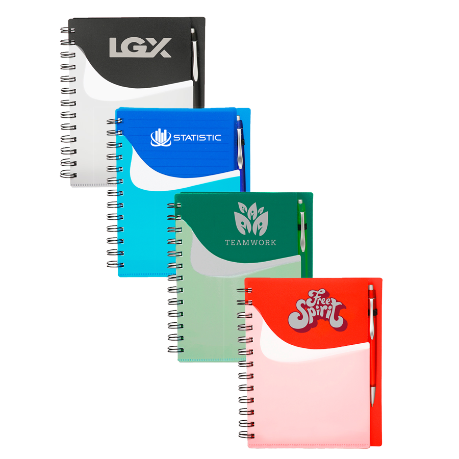 Spiral Notebooks with Front Pocket 9