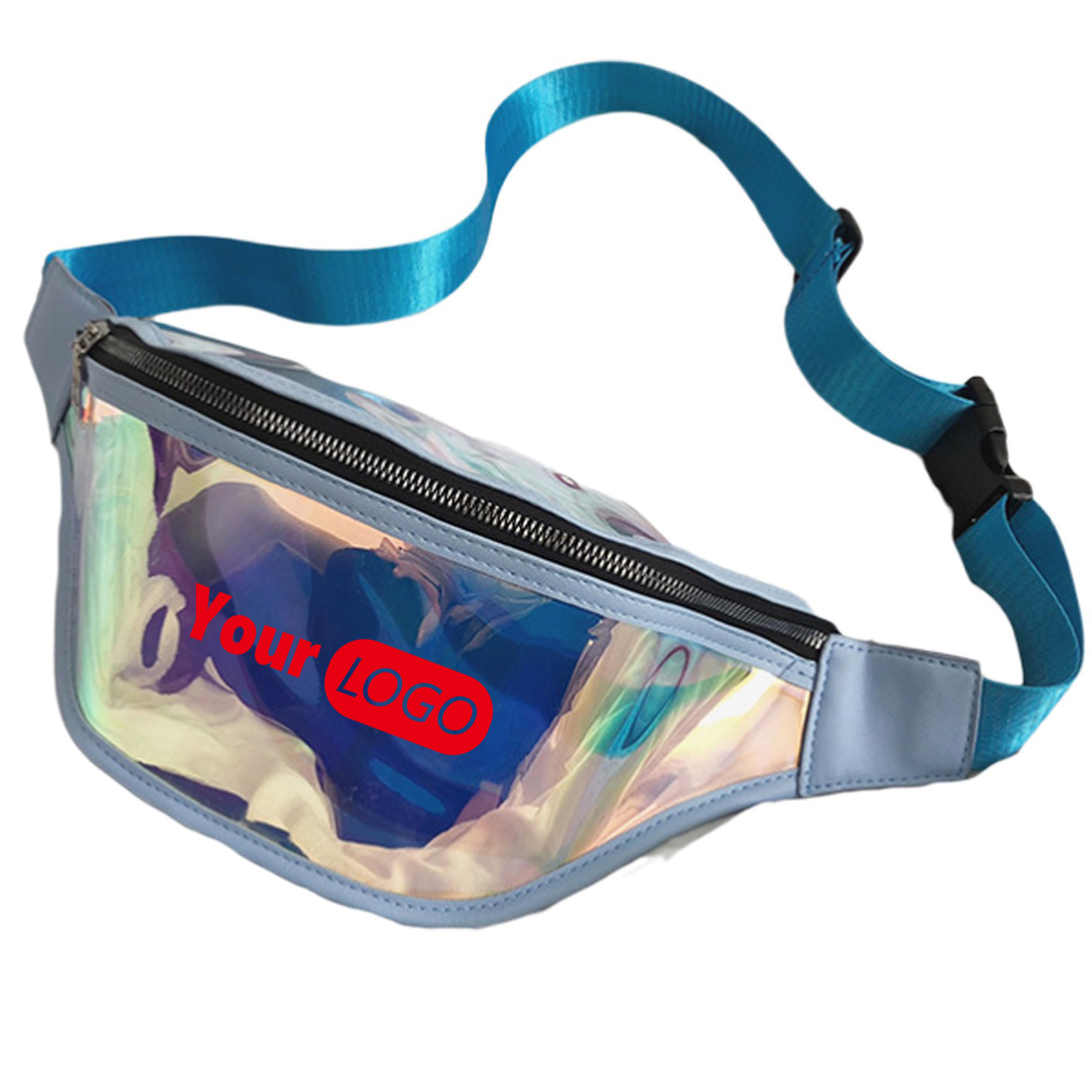 Clear PVC Zipper Fanny Pack 2