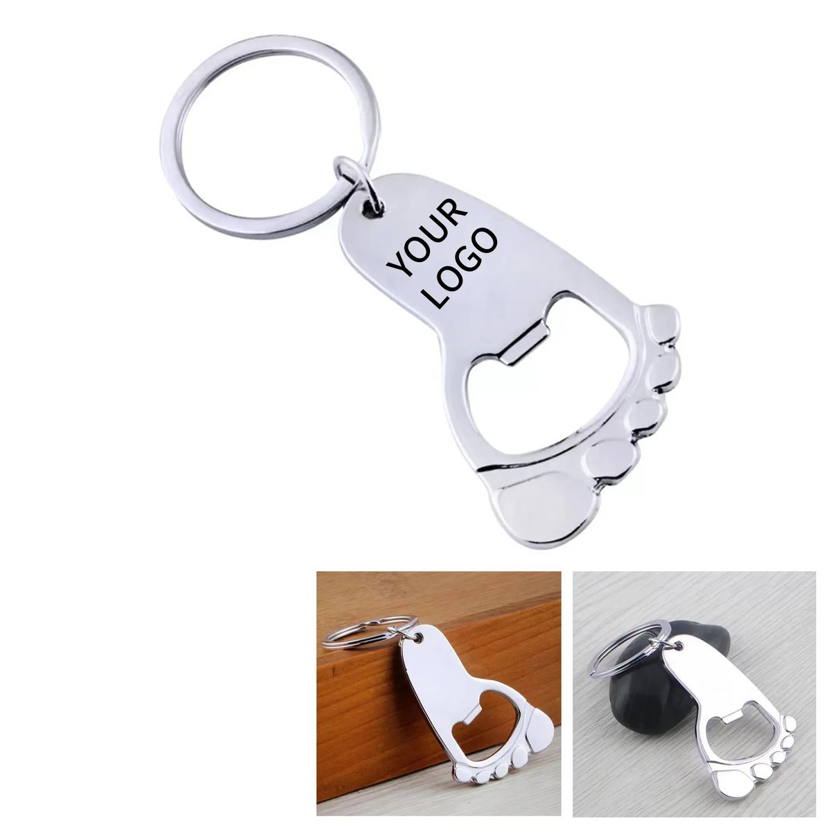 Zinc Alloy Foot Shaped Bottle Opener 1