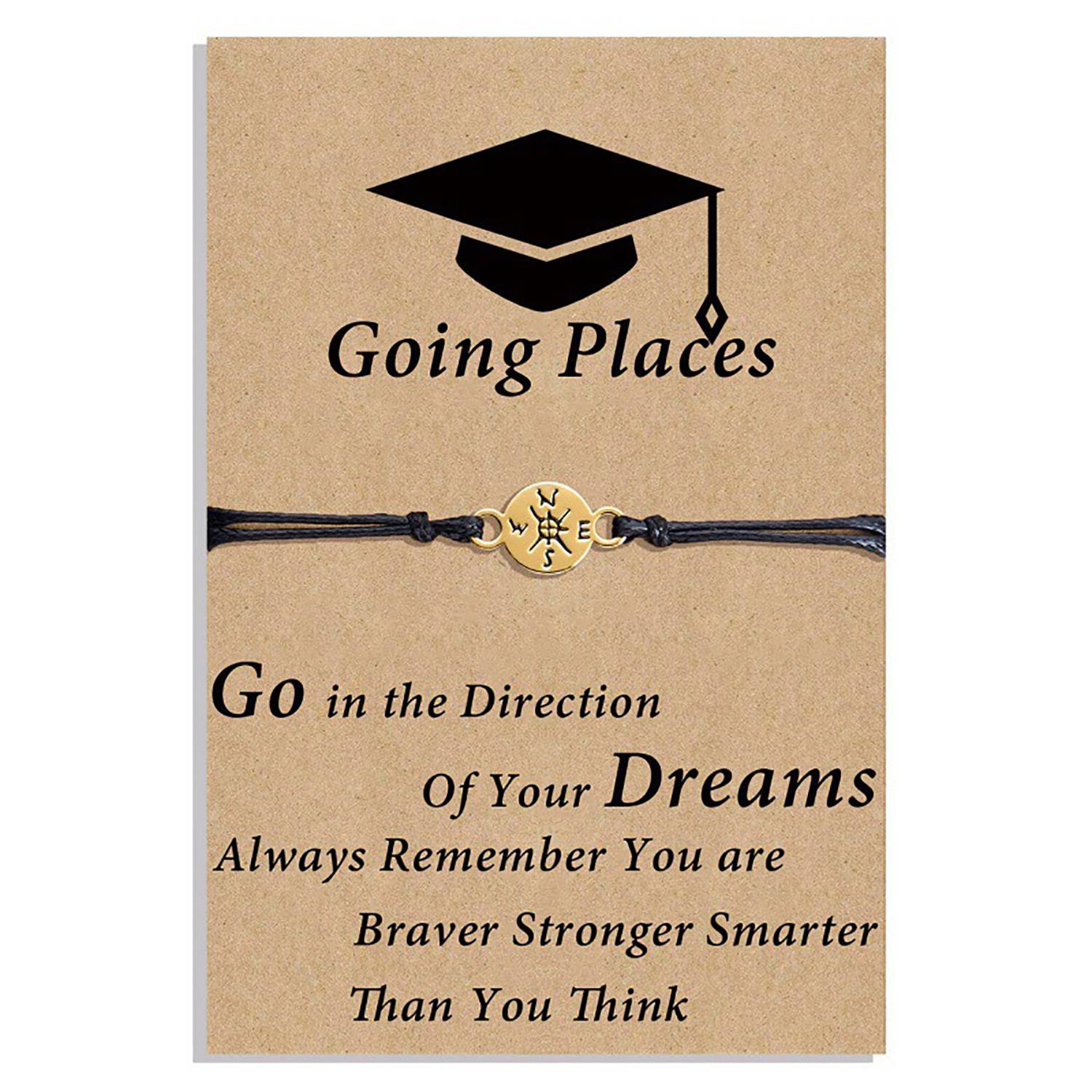 Graduation Compass Bracelet W/ Hollow Design 6
