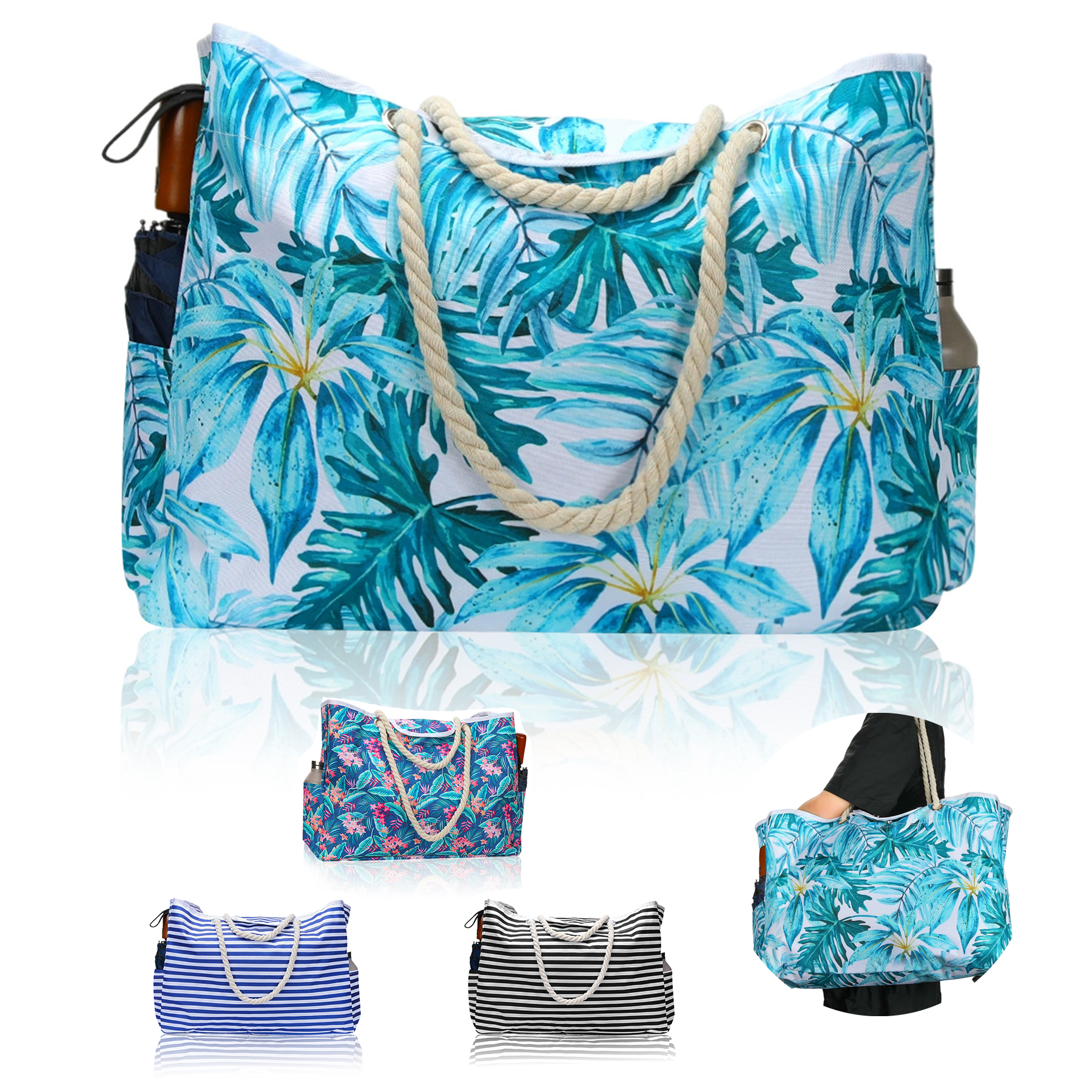 Breathable Beach Tote Bag 3