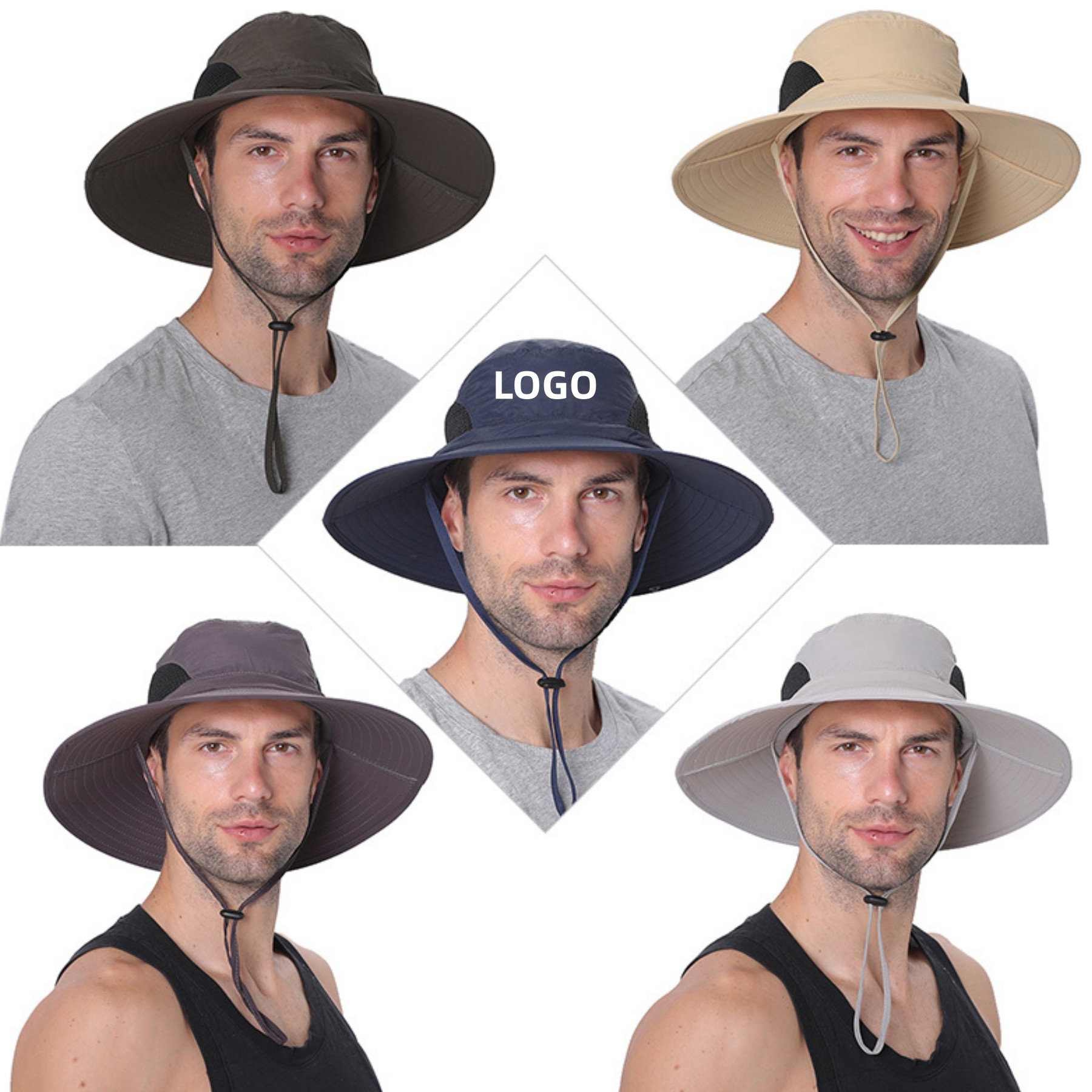 Sun Bucket Hat for Men Women
