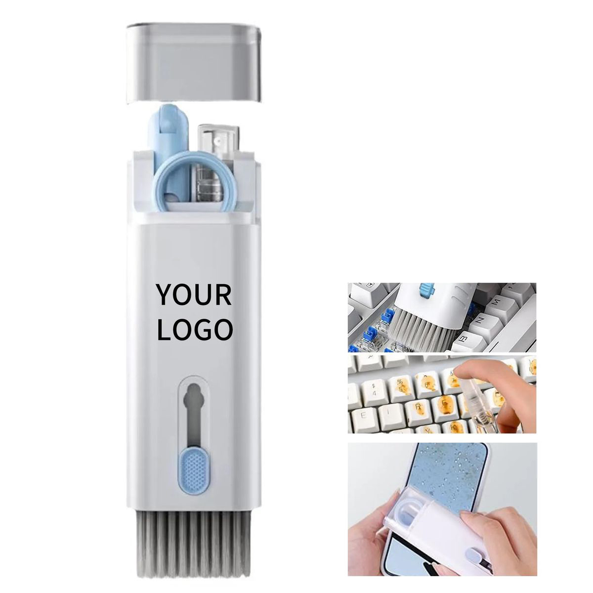 ABS Electronic Cleaning Kit with Spray and Brushes 2