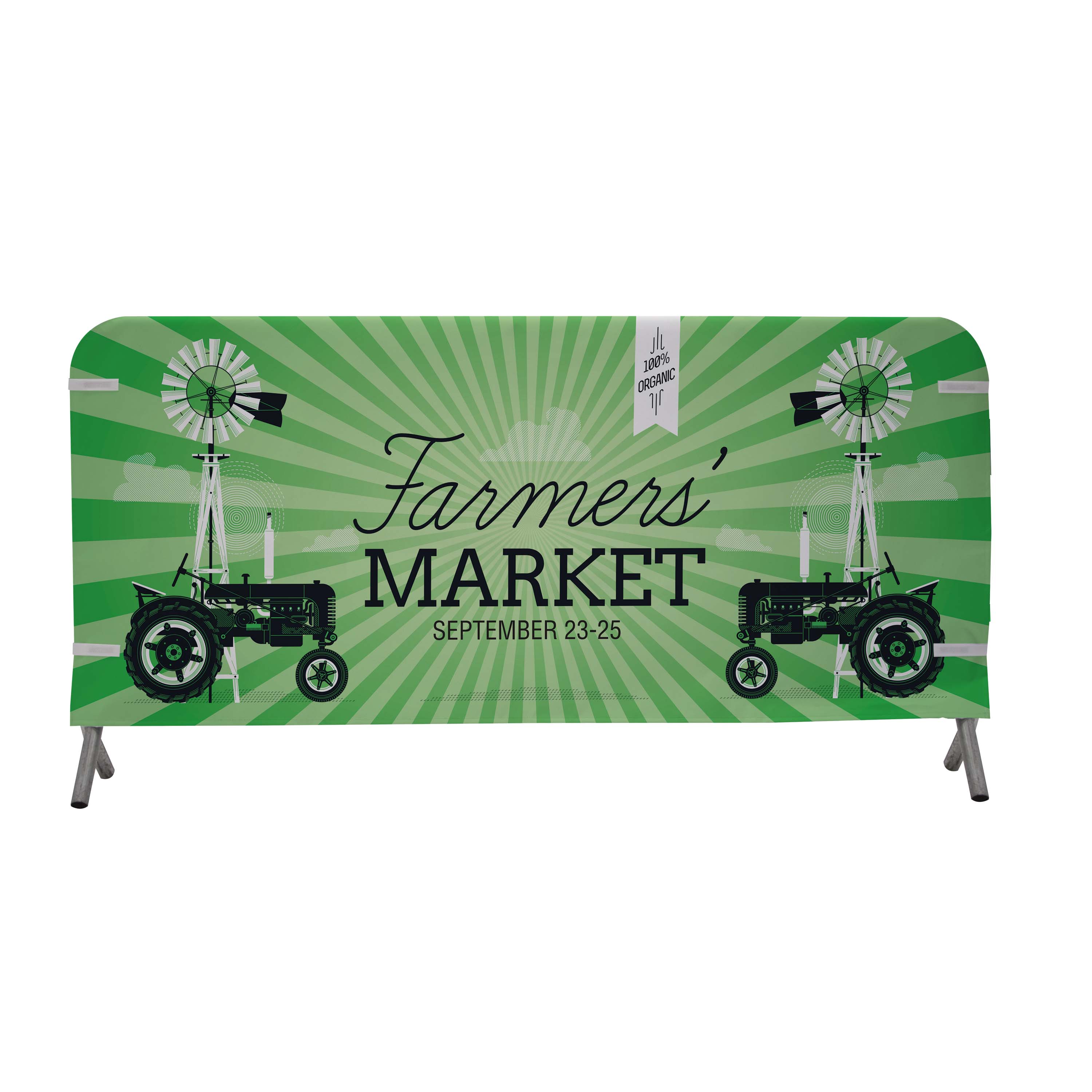 8' Barricade Fabric Cover 2
