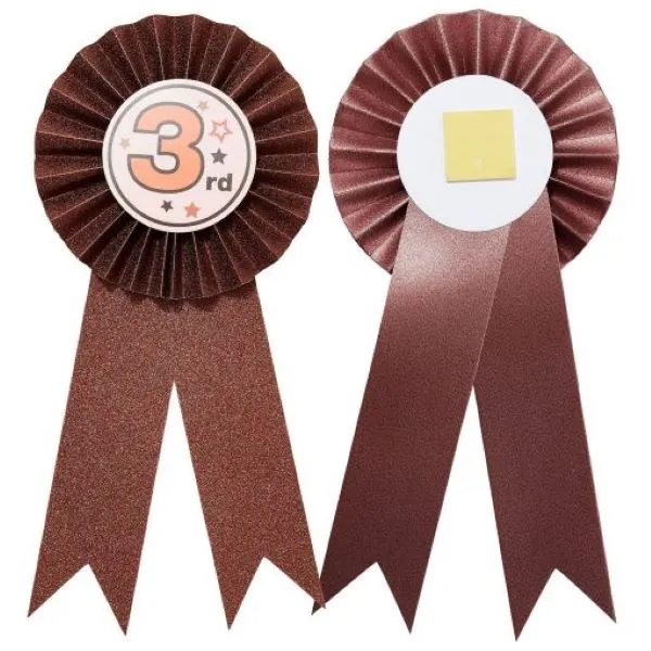 24-Pack 1st 2nd 3rd Place Award Rosette Ribbons 4