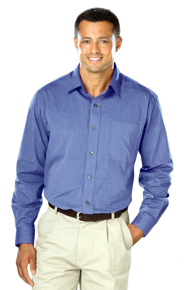Men's L/S Crossweave Shirt 6