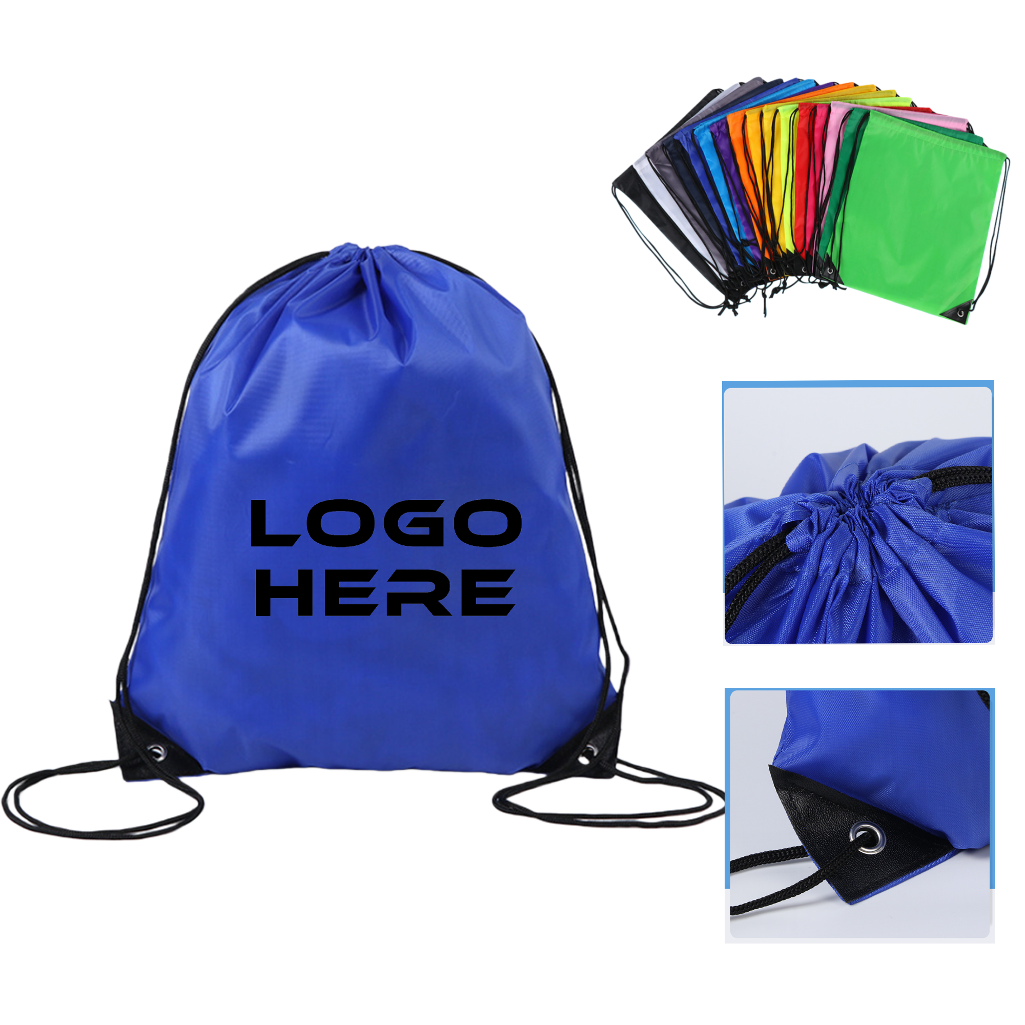 Durable Drawstring Cinch Bag for Sports & Events 1