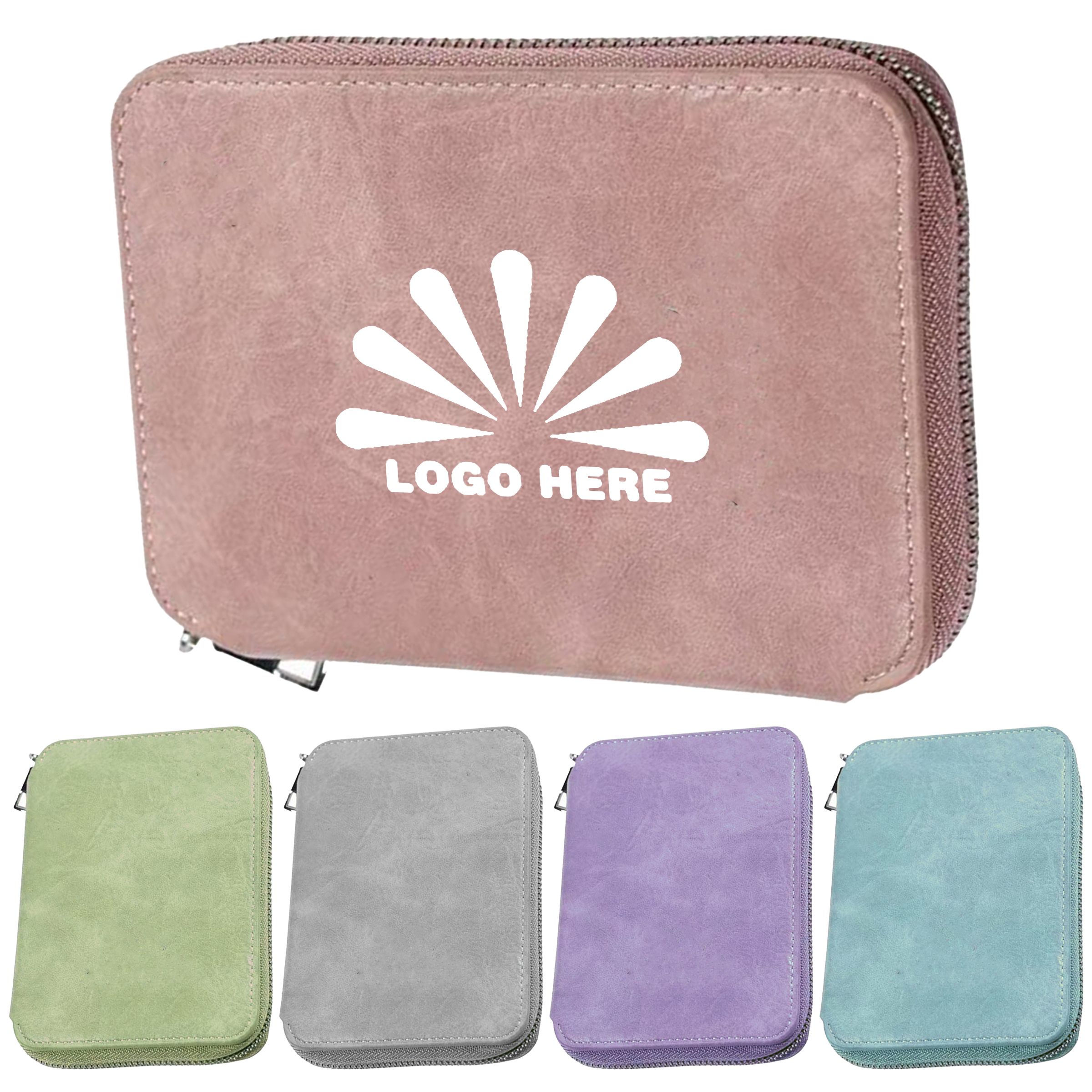 Personalized Zipper Passport Bag for Travelers 2