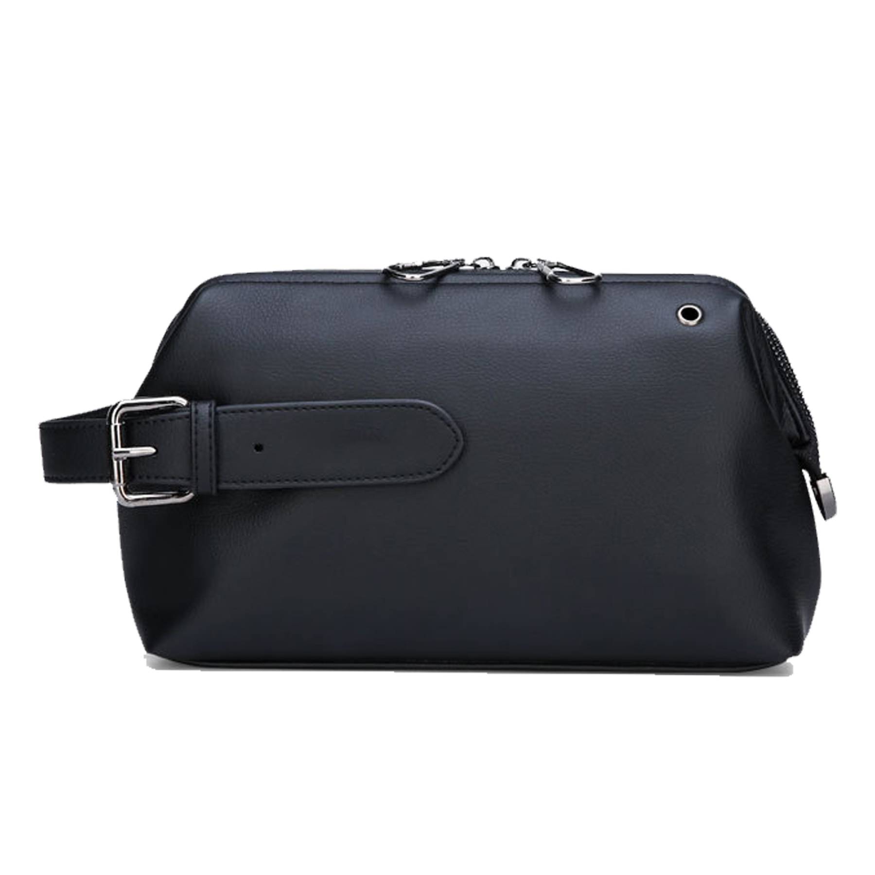 PU Men's large capacity soft leather handbag wallet 4