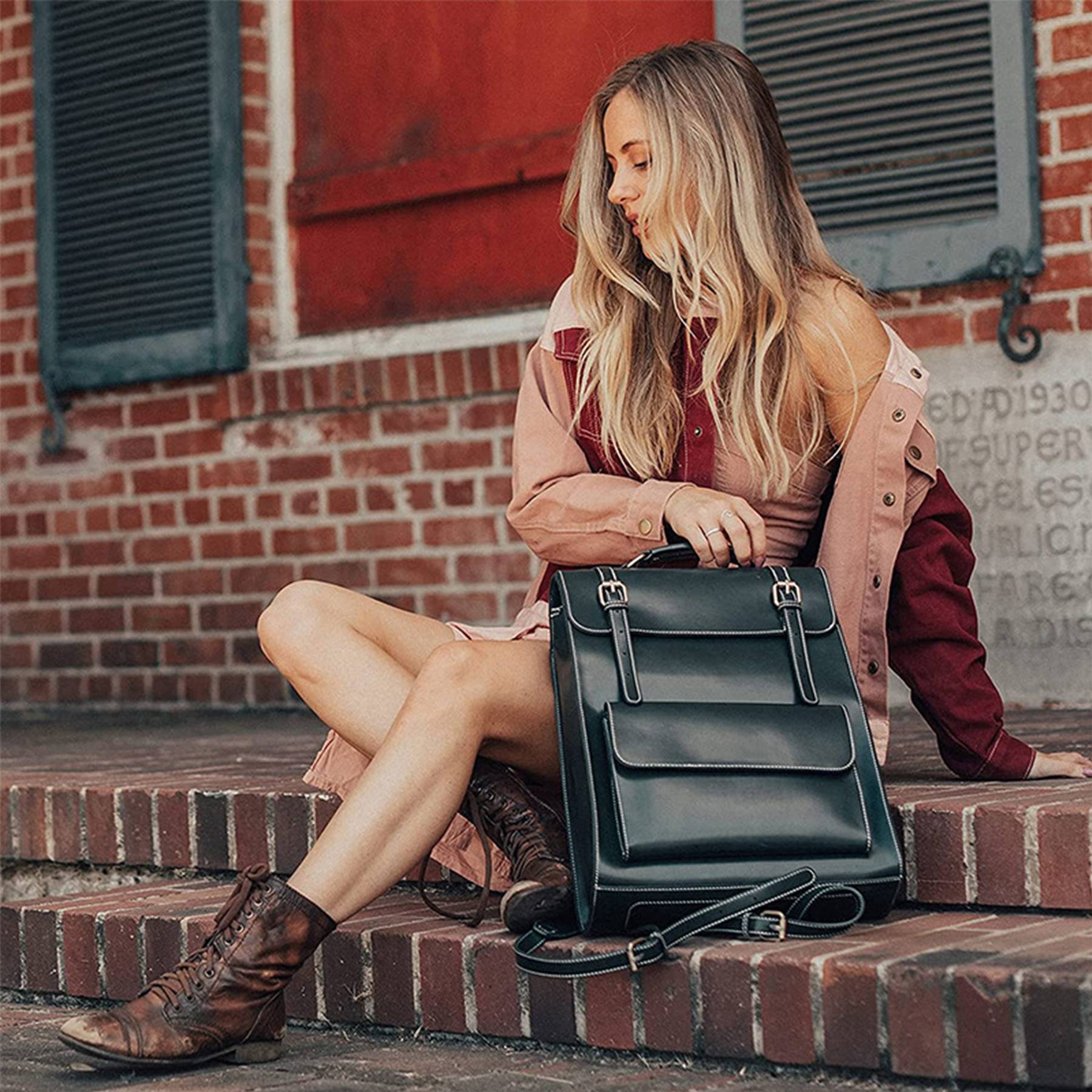 PU Backpack Tote Bag for Women 6