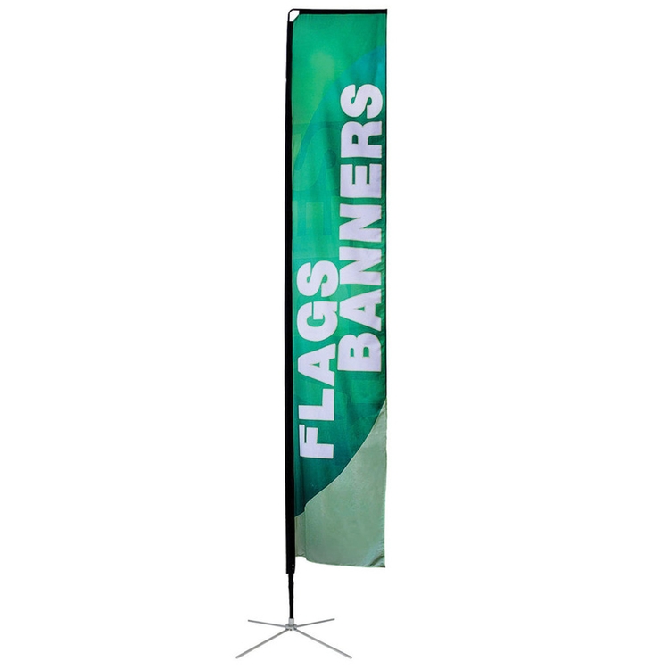 15ft Large Block Flag Double Sided (29"x154")
