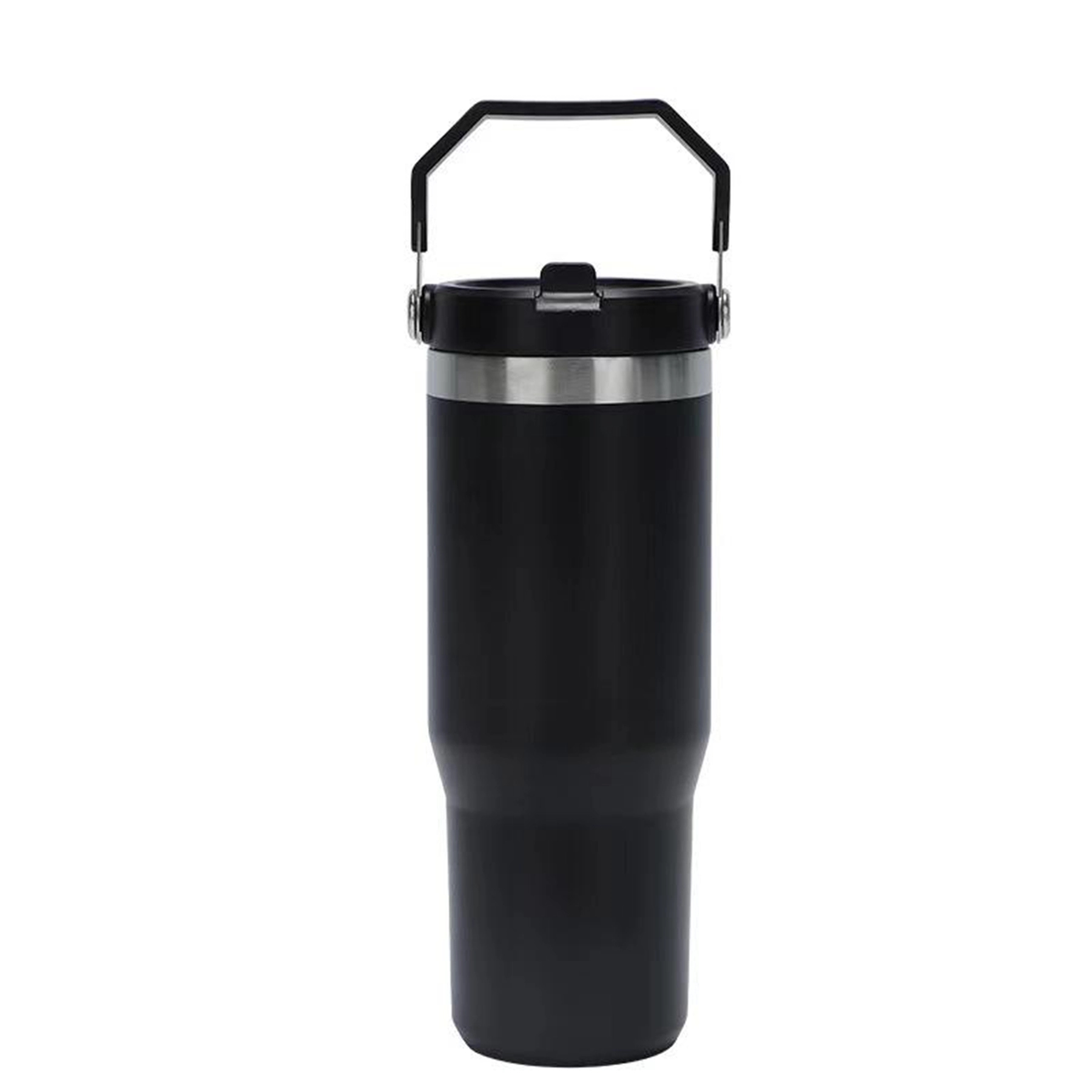 30 Oz. Vacuum Tumbler with Handle & Flip Straw Lid 7