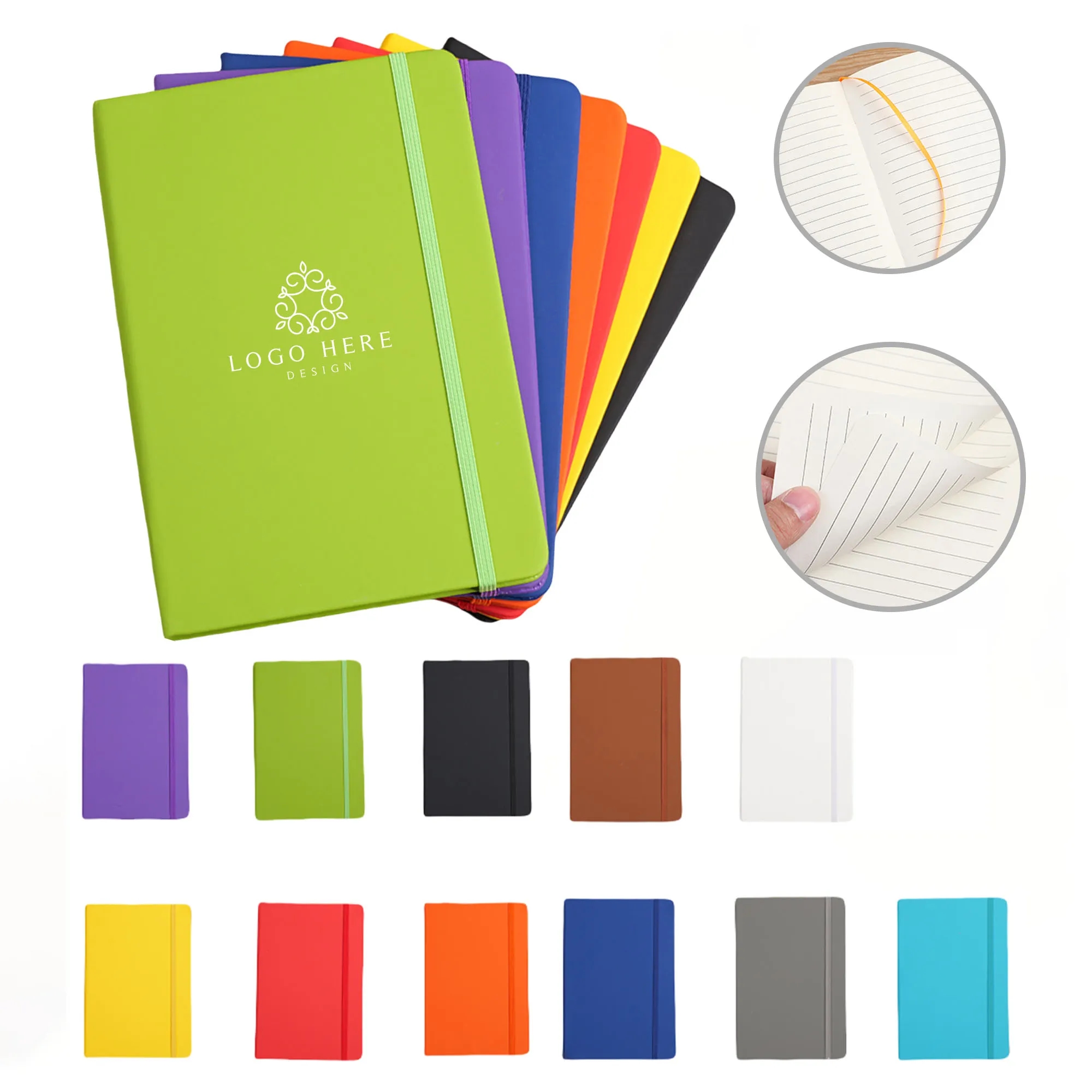 A5 Hardcover PU Business Notebook 3