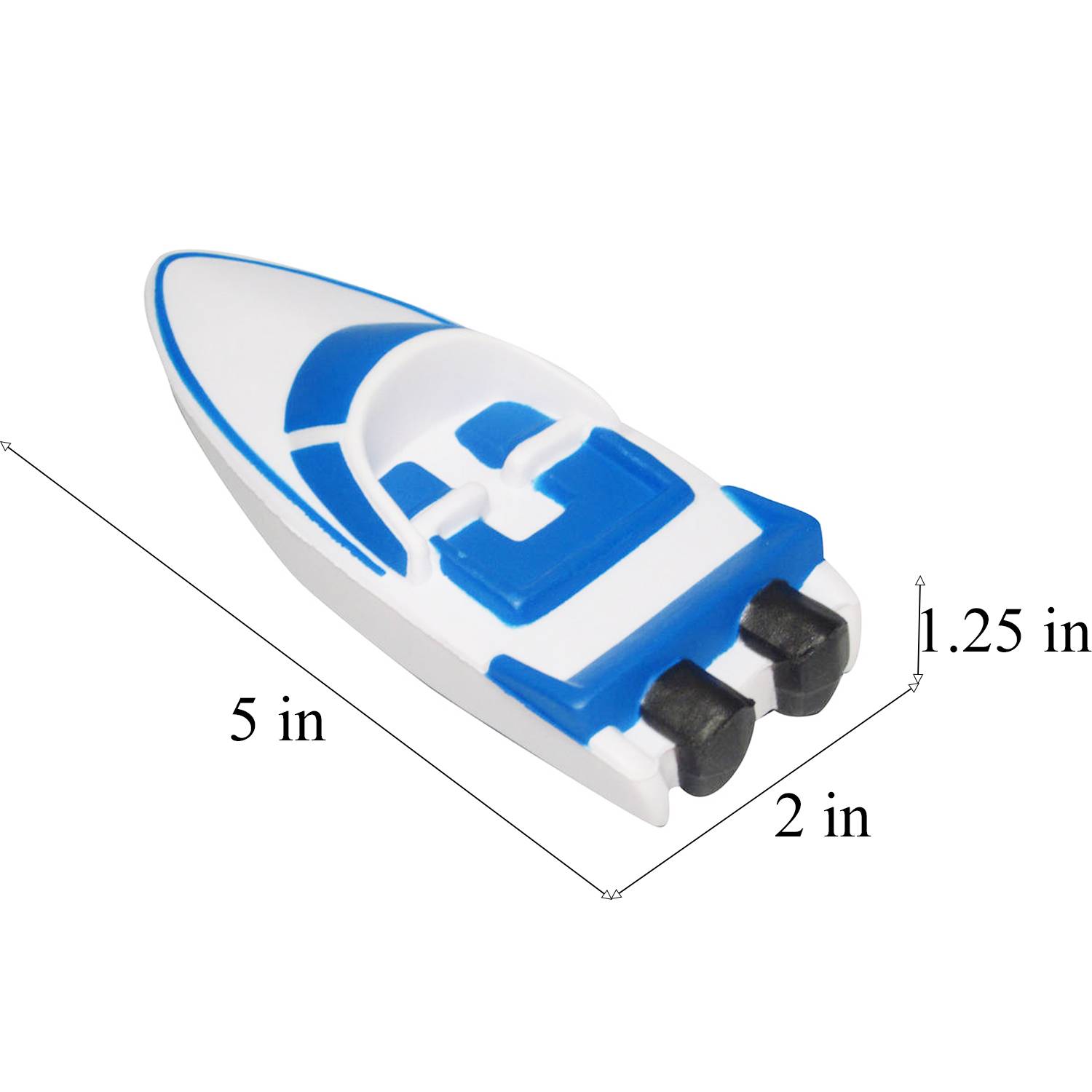 PU Foam Speedboat Stress Reliever 10