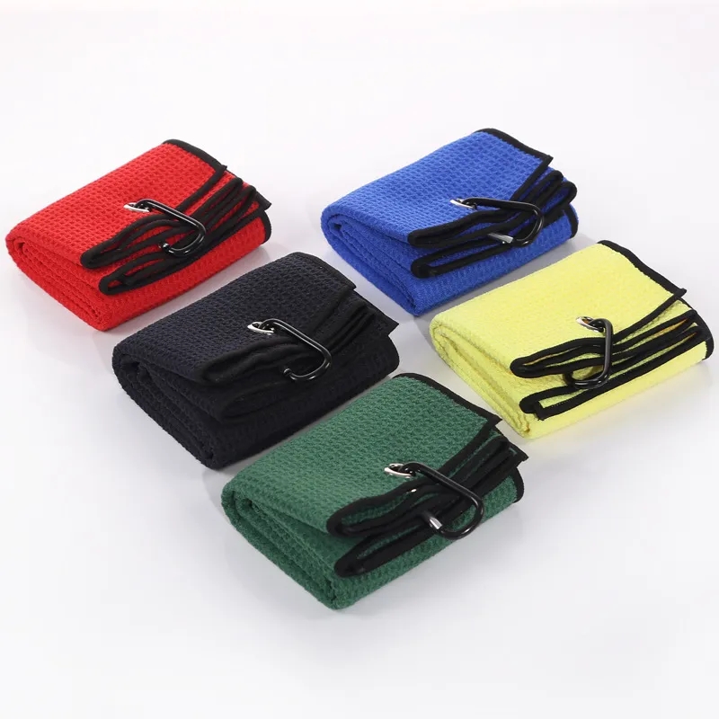 Microfiber Golf Towels With Metal Carabiner 3