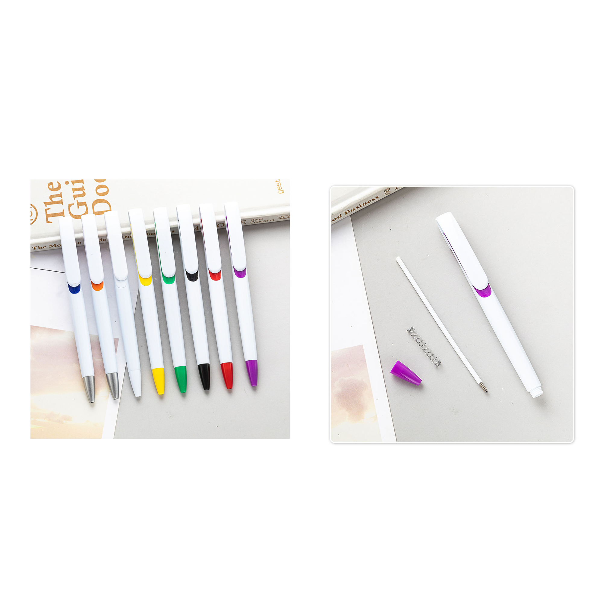 Click-Type Plastic Ballpoint Pen 4