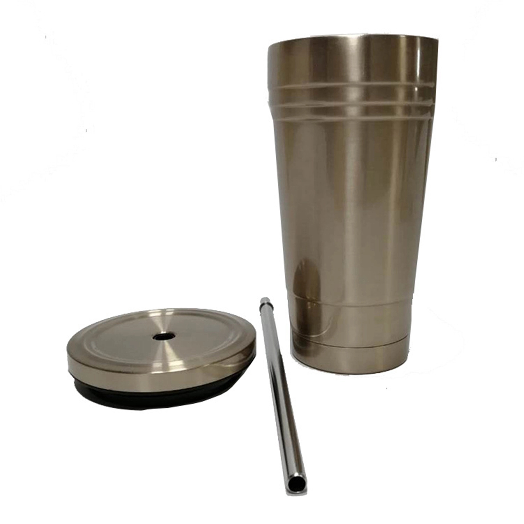 17 oz Stainless Steel Tumbler with Straw 13