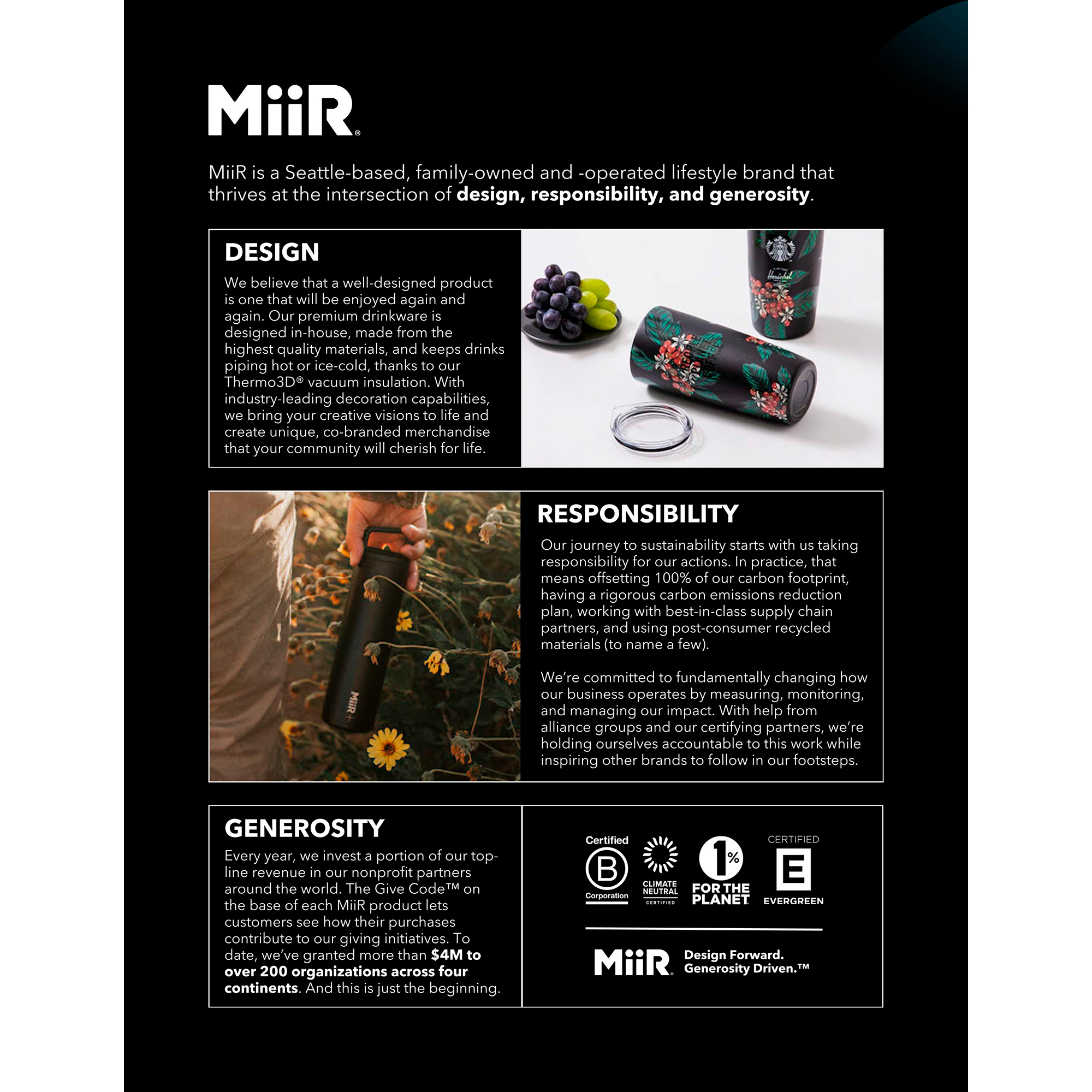 MiiR® Olympus 2.0 2L Recycled rPET Sling Bag - AWARE™ 10