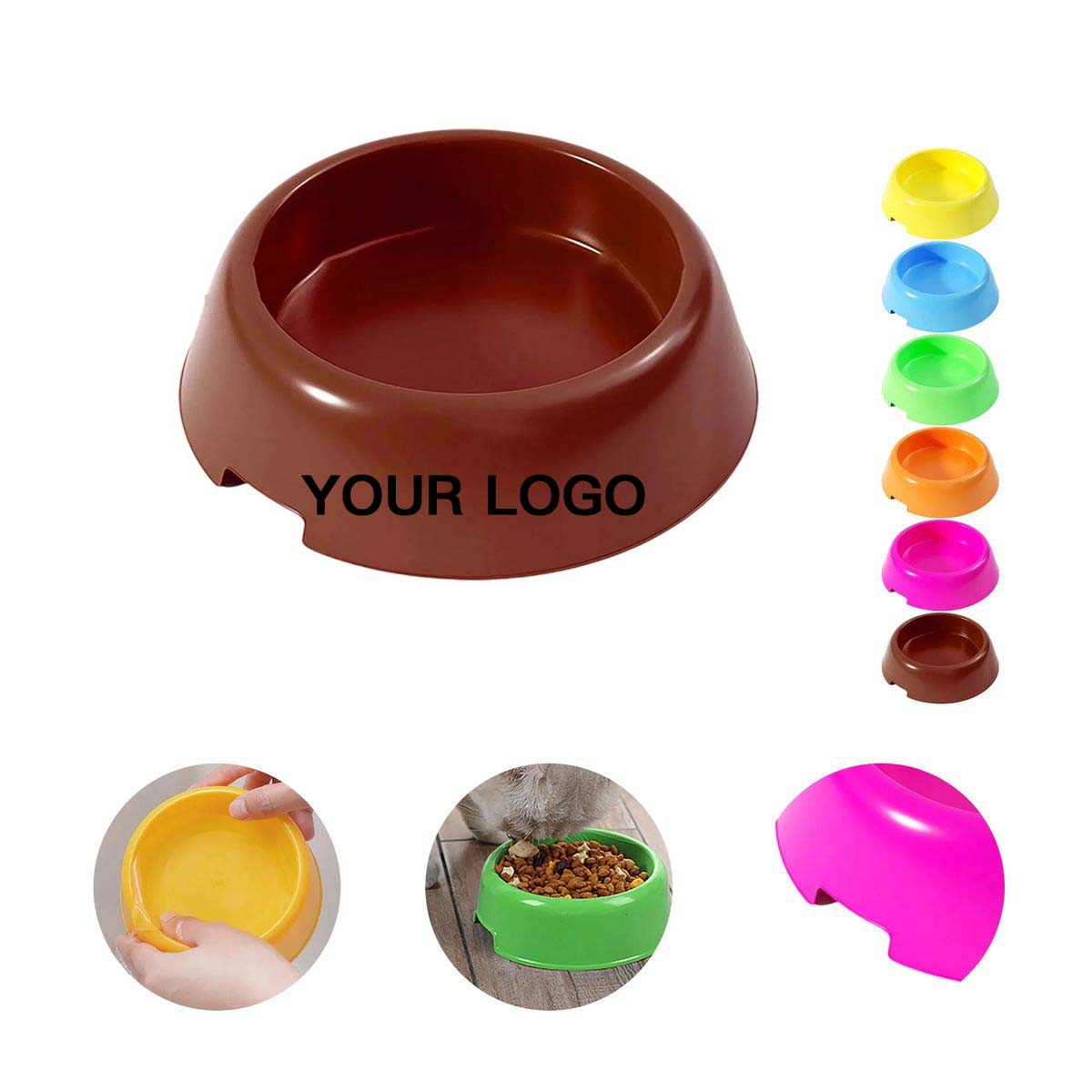 Wear Resistant Plastic Bowl for Safe Pet Feeding 2