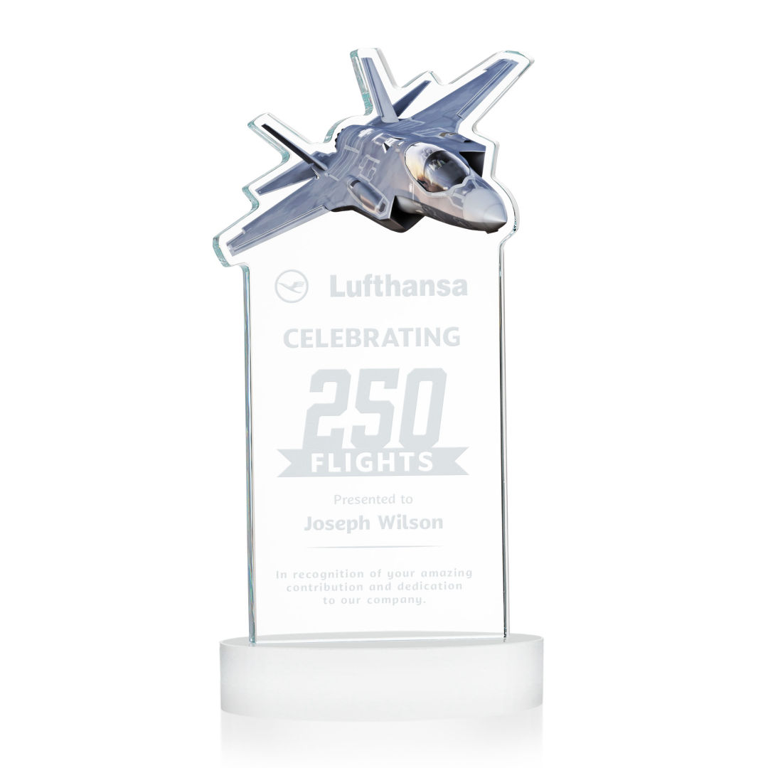 Top Gun Award on Alberton Base - White 2