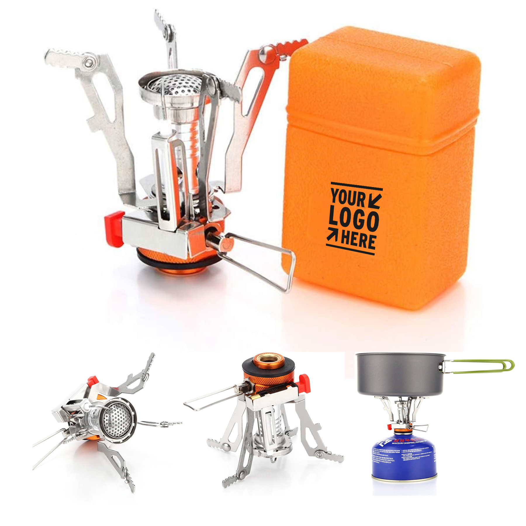 Resistance Camp Piezo Ignition Stable Support Wind Portable Camping Backpacking Stove 2