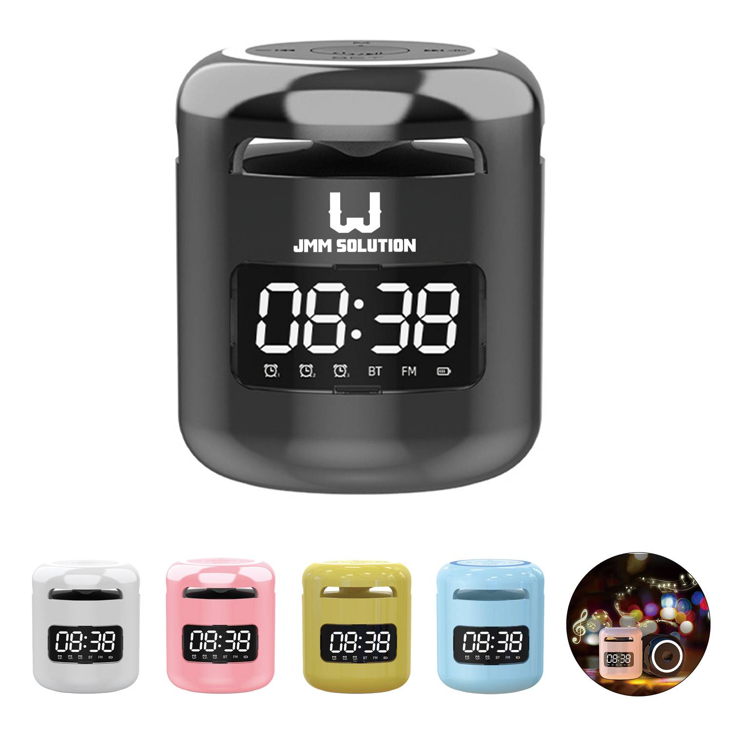 Wireless Intelligent Bluetooth Speaker With Clock