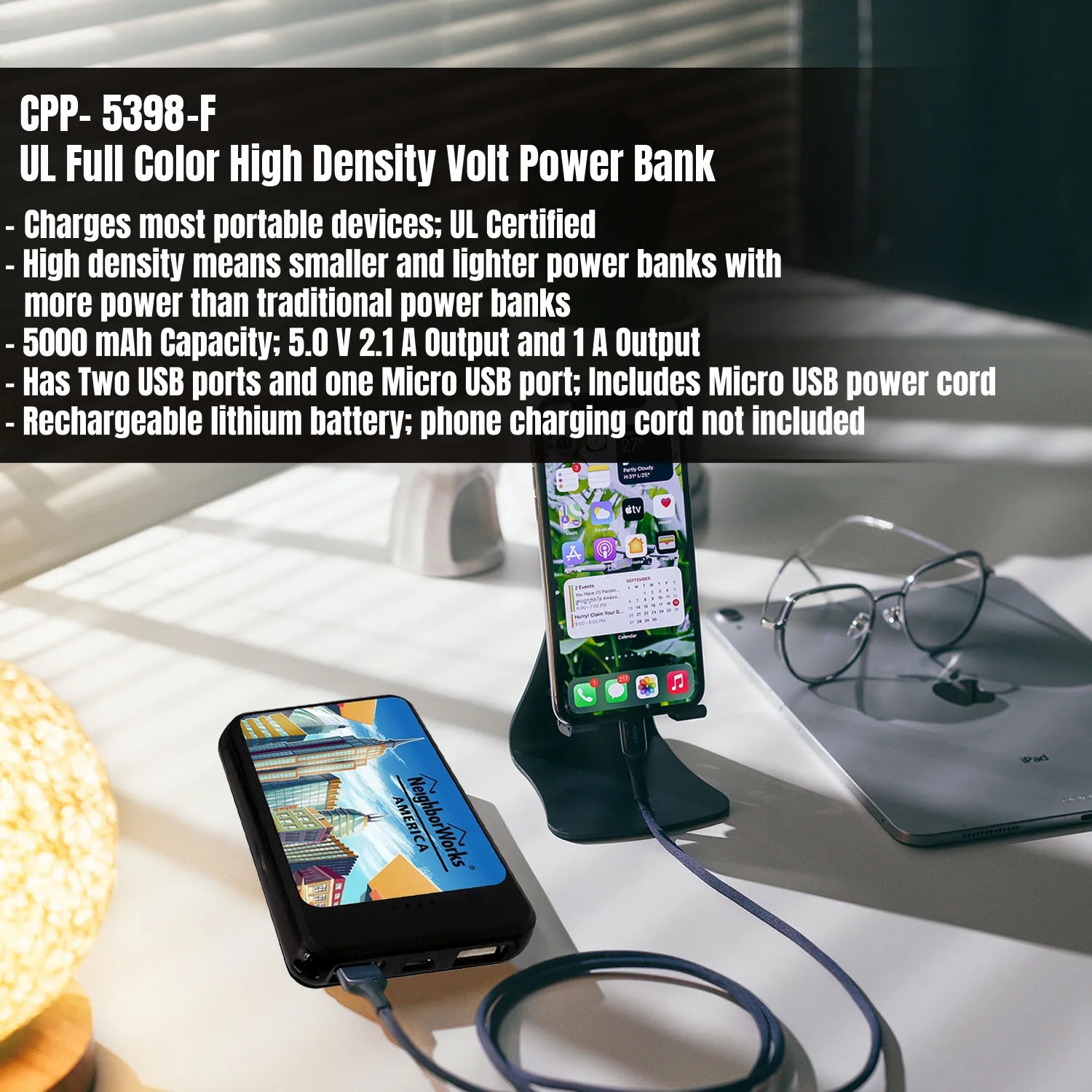 UL FULL COLOR HIGH DENSITY VOLT POWER BANK 3
