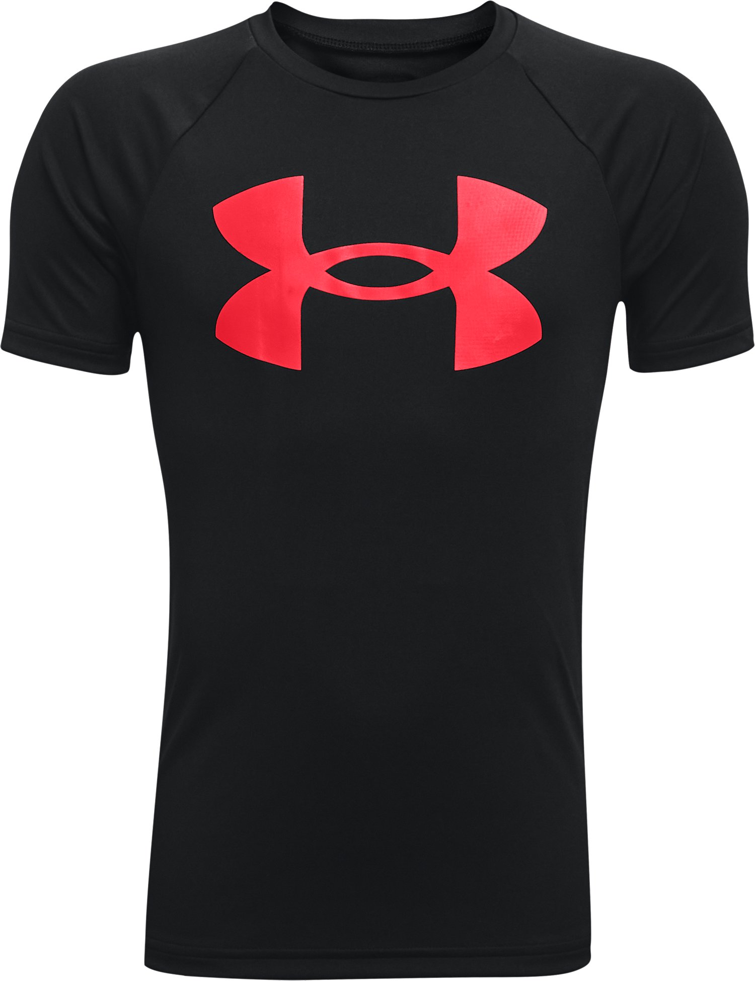 UA Tech Big Logo Boys' Short Sleeve 26