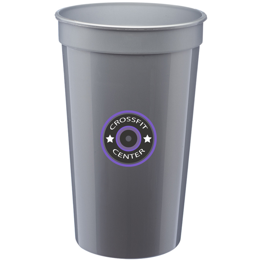Plastic Stadium Cups 22 oz 25