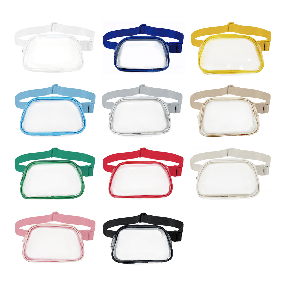 Clear Stadium Approved Fanny Pack with Adjustable Strap 6