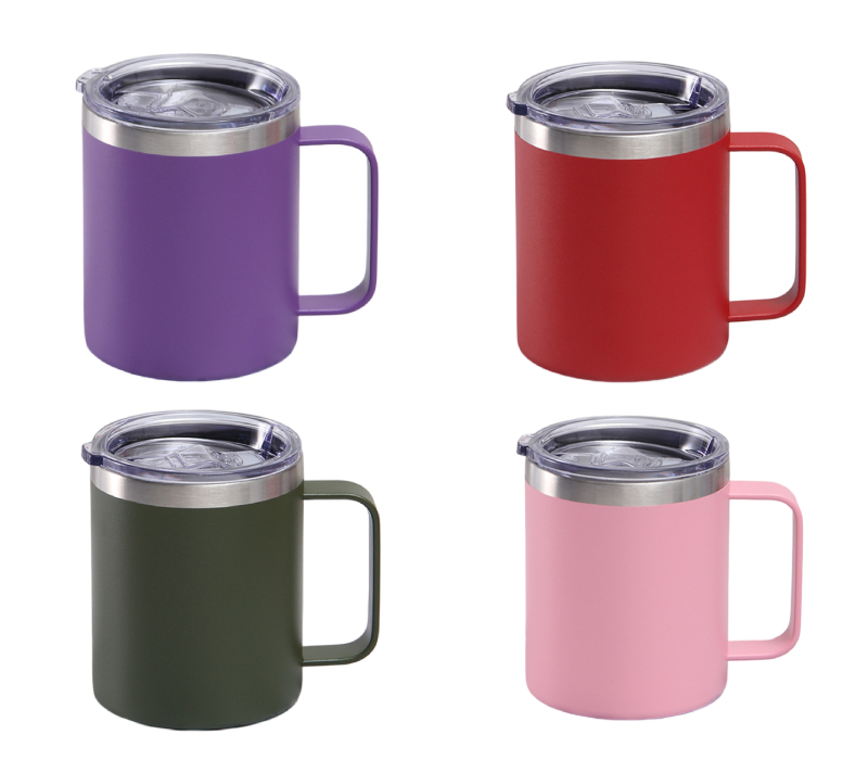Stainless Steel Camping Mug, 12 oz. 7