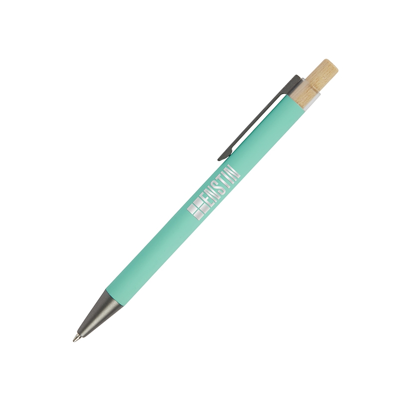 Arundi Recycled Aluminum Pen With Bamboo Plunger 21