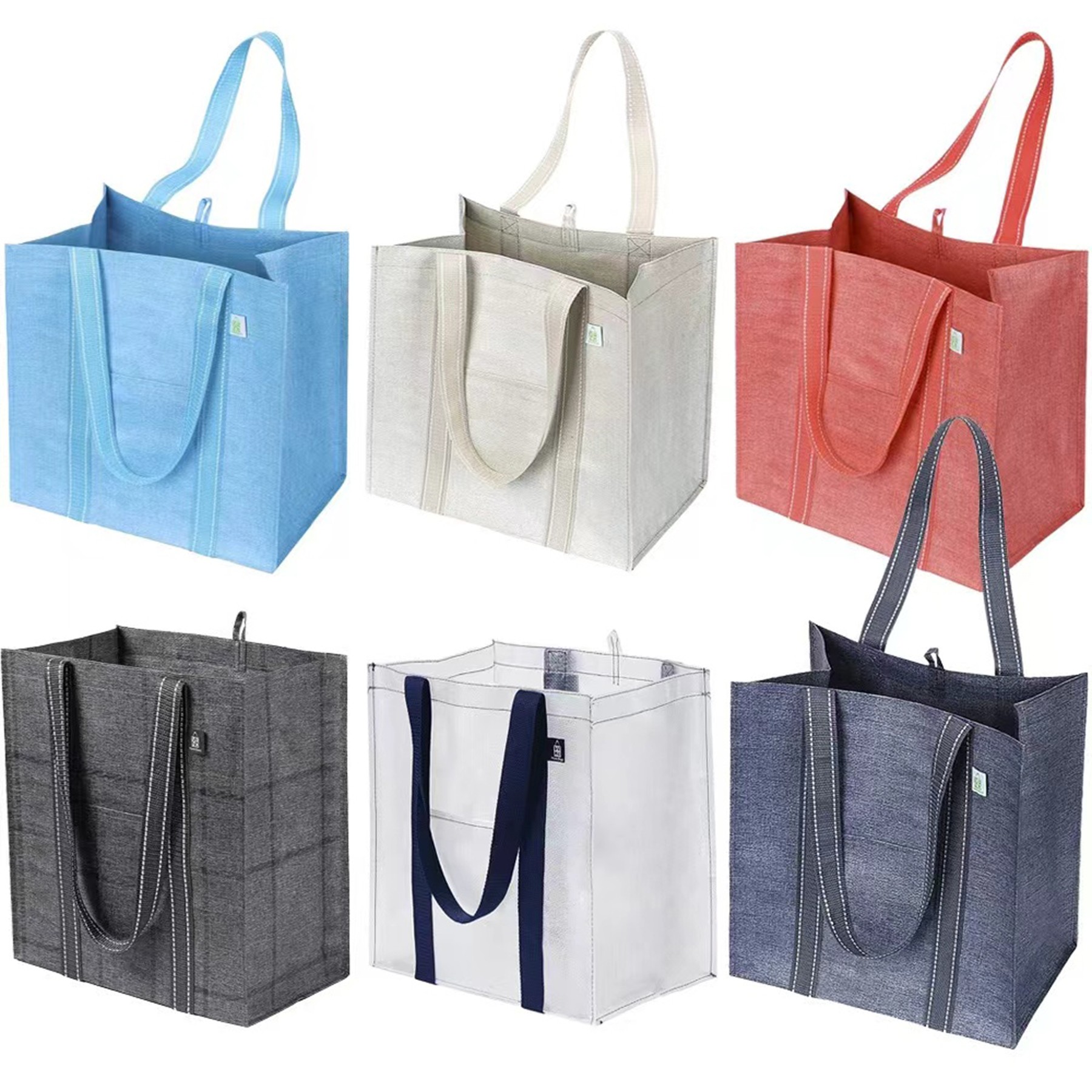 Hard Bottom Tote Handbags 1