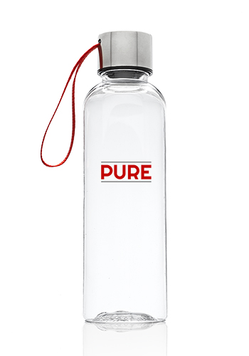 17 oz. Genie Plastic Water Bottle with Strap 18