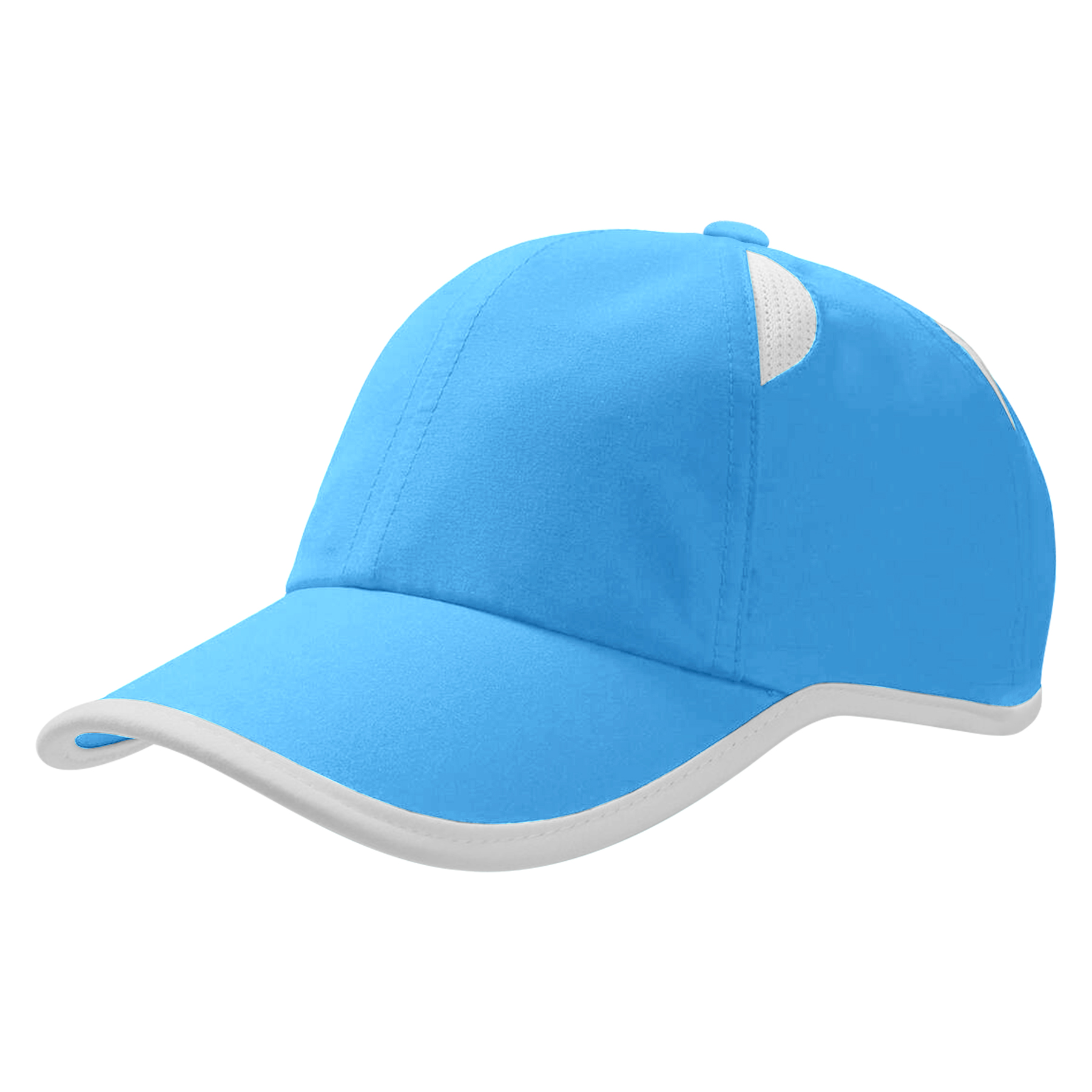 Embroidery Quick Dry Polyester Baseball Cap With Mesh Eyelets 10