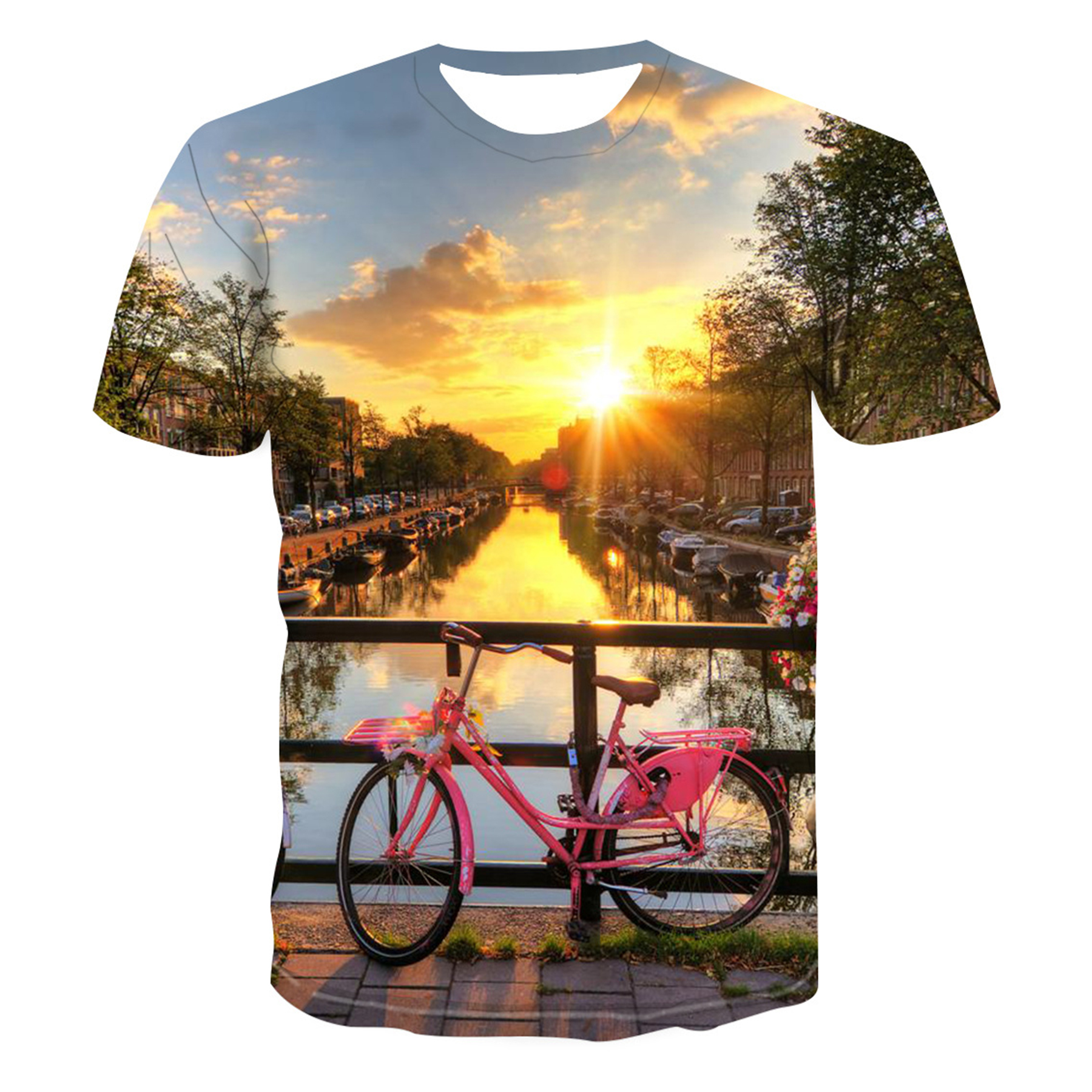 Unisex Round Neck T-Shirt 3